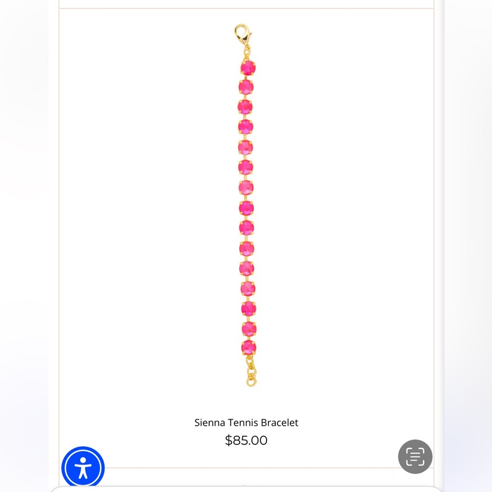 Sorrelli Sienna Tennis Bracelet Pink